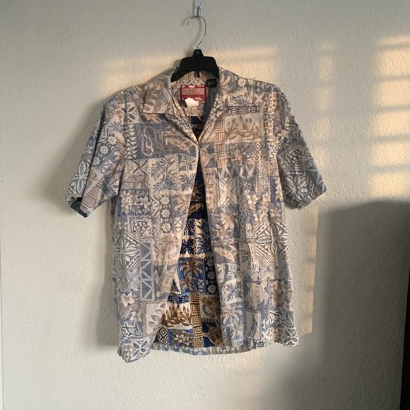 Vintage RJC Made In Hawaii Button Down Shirt - Picture 1 of 4